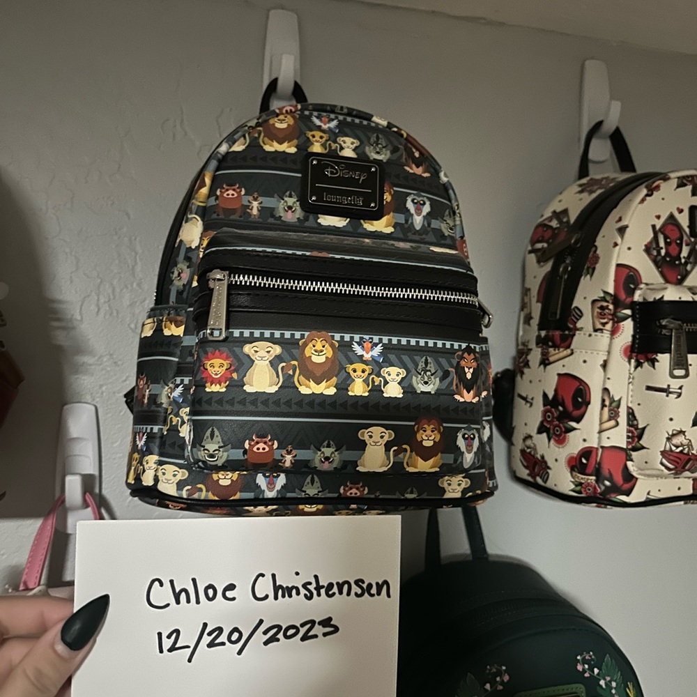 Loungefly OG Lion King Chibi Mini Backpack EUC/NWOT
